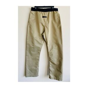 Essentials Fear Of God Nylon Lounge Pants in Oak Sz L